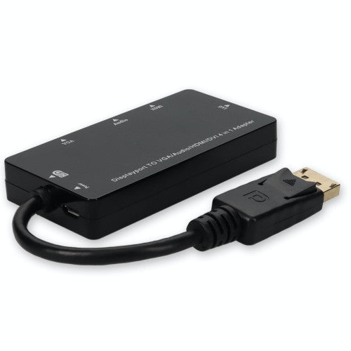 AddOn Networks DP2VGAA-AA video cable adapter 7.87" (0.2 m) DisplayPort VGA + HDMI + DVI Black