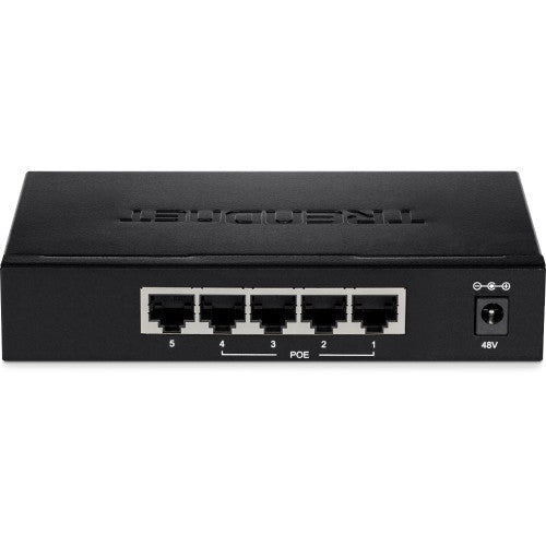 Trendnet TPE-TG50ES network switch Managed Gigabit Ethernet (10/100/1000) Power over Ethernet (PoE) Black