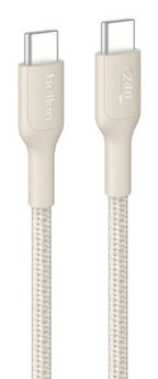 Belkin BoostCharge Pro USB cable 78.7" (2 m) USB C Beige