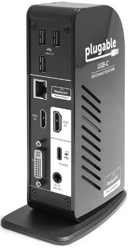 Plugable Technologies UD-ULTCDL laptop dock/port replicator Docking USB 3.2 Gen 1 (3.1 Gen 1) Type-C Black
