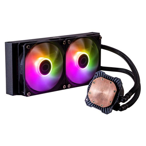 Cooler Master MasterLiquid 240L Core ARGB Processor Liquid cooling kit 4.72" (12 cm) Black