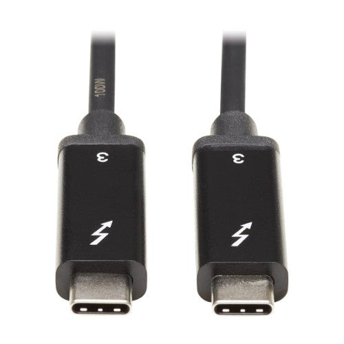 Tripp Lite MTB3-02M-5A-AB Thunderbolt cable 78.7" (2 m) 40 Gbit/s Black