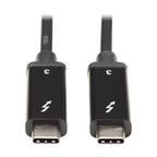 Tripp Lite MTB3-02M-5A-AB Thunderbolt cable 78.7" (2 m) 40 Gbit/s Black