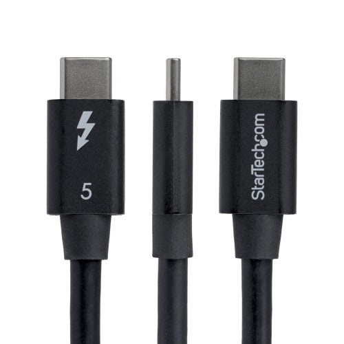 StarTech.com TBLT5MM80CM240WRA Thunderbolt cable 31.5" (0.8 m) 80 Gbit/s Black