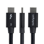StarTech.com TBLT5MM80CM240WRA Thunderbolt cable 31.5" (0.8 m) 80 Gbit/s Black