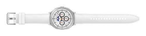 Samsung Galaxy Watch8 Classic 1.3" AMOLED 46 mm Digital 438 x 438 pixels Touchscreen Silver Wi-Fi GPS (satellite)