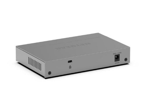 NETGEAR GS108EPP Unmanaged Gigabit Ethernet (10/100/1000) Power over Ethernet (PoE) Desktop/Wall-Mounting Gray