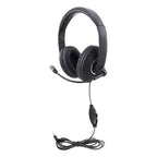 HamiltonBuhl Smart-Trek Headset Wired Head-band Education Black, Silver