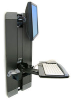 Ergotron StyleView Vertical Lift, Patient Room 24" Black