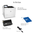 HP LaserJet Enterprise M610dn Black and white Printer, Ethernet Only; Duplex
