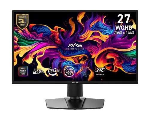 MSI MAG 272QP QD-OLED X24 computer monitor 26.5" 2560 x 1440 pixels Wide Quad HD Black
