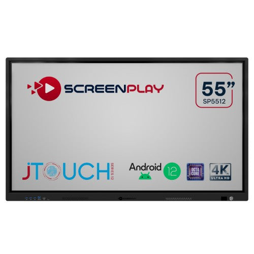 ScreenPlay INTERACTIVE DISPLAY interactive whiteboard 55" 3840 x 2160 pixels Touchscreen Black HDMI