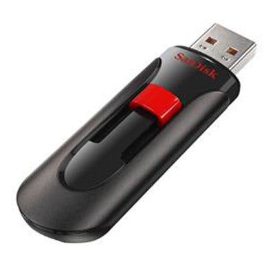 SanDisk 64GB Cruzer Glide USB flash drive USB Type-A 2.0 Black, Red