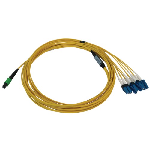 Tripp Lite N390X-05M-8L-AP InfiniBand/fibre optic cable 196.9" (5 m) MPO/MTP 4x LC OFNR Green, Black, Blue, Yellow