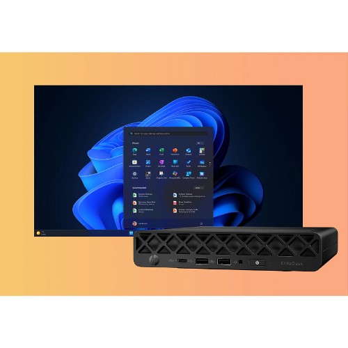 HP EliteDesk 8 Mini G1i AI Wolf Pro Security Edition Intel Core Ultra 5 235T 16 GB DDR5-SDRAM 512 GB SSD Windows 11 Pro Mini PC Black