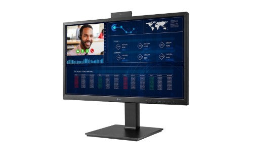 LG 24CN650N-6A All-in-One PC/workstation Intel® Celeron® J4105 23.8" 1920 x 1080 pixels All-in-One thin client 16 GB eMMC Wi-Fi 5 (802.11ac) Black