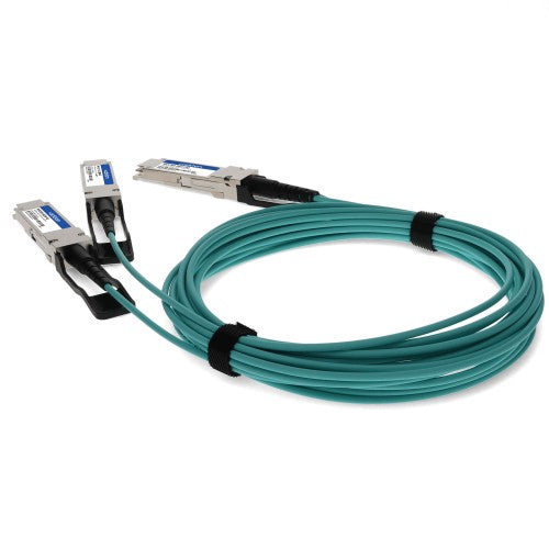 AddOn Networks MFS1S50-H010V-AO InfiniBand/fibre optic cable 393.7" (10 m) QSFP56 2x QSFP56 AOC Aqua color
