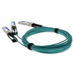 AddOn Networks MFS1S50-H010V-AO InfiniBand/fibre optic cable 393.7" (10 m) QSFP56 2x QSFP56 AOC Aqua color