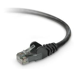 Belkin CAT6 Snagless Patch Cable 1 ft networking cable Black 12" (0.305 m)