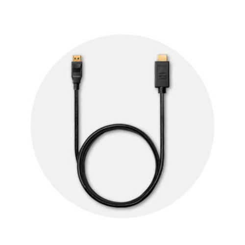 Kensington DisplayPort 1.2 (M) to HDMI (M) Passive Unidirectional Cable, 6ft