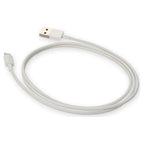 AddOn Networks USB2LGTSL1MW lightning cable 39.4" (1 m) White