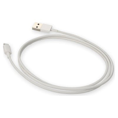 AddOn Networks USB2LGTSL1MW lightning cable 39.4" (1 m) White