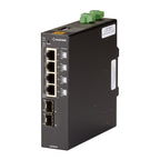 Black Box LIE402A network switch Unmanaged L2 Gigabit Ethernet (10/100/1000) Power over Ethernet (PoE) DIN rail