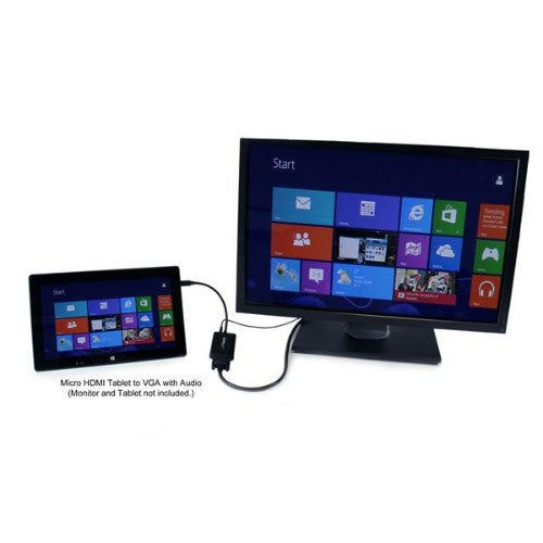 StarTech.com MCHD2VGAA2 video cable adapter Black