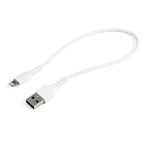 StarTech.com RUSBLTMM30CMW mobile phone cable White 11.8" (0.3 m) USB A Lightning