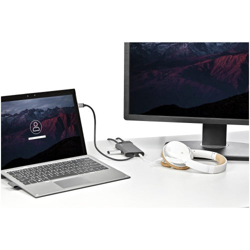 StarTech.com DKT30CHVAUSP laptop dock/port replicator Wired USB 3.2 Gen 1 (3.1 Gen 1) Type-C Black, Gray