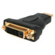 StarTech.com HDMIDVIMF cable gender changer HDMI DVI-D Black