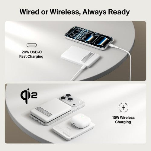 Belkin BoostCharge 5000 mAh Wireless charging White