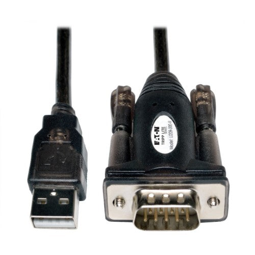 Tripp Lite U209-000-R serial cable Black, White 59.8" (1.52 m) USB A DB9