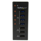StarTech.com ST4300U3C3 interface hub USB 3.2 Gen 1 (3.1 Gen 1) Type-B 5000 Mbit/s Black