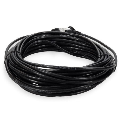 AddOn Networks ADD-30FSLCAT6NB-BK networking cable Black 359.8" (9.14 m) Cat6 U/UTP (UTP)