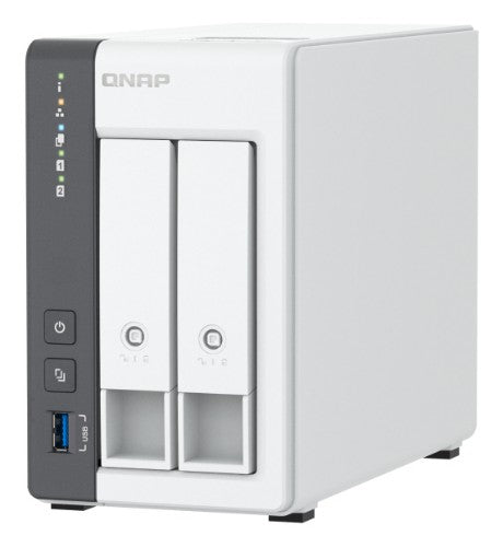 QNAP TS-216G-US NAS/storage server Tower Cortex-A Cortex-A55 4 GB White