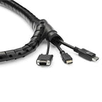 StarTech.com CMSCOILED cable organizer Cable sleeve Black 1 pc(s)