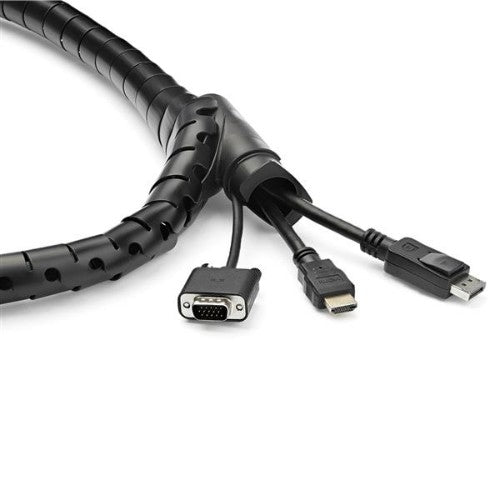 StarTech.com CMSCOILED3 cable organizer Cable sleeve Black 1 pc(s)