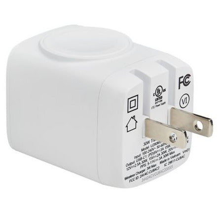 Eaton U280MS-2N1-WH2 mobile device charger Tablet, Watch, Mobile phone White AC Wireless charging Indoor