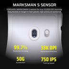 Corsair SABRE v2 PRO mouse Gaming Ambidextrous Optical 33000 DPI