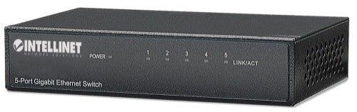 Intellinet 530378 network switch Gigabit Ethernet (10/100/1000) Black