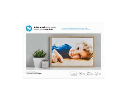 HP Advanced Photo Paper Glossy 65 lb 13 x 19 in. (329 x 483 mm) 20 sheets