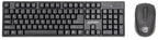 Manhattan 178990 keyboard Mouse included Universal RF Wireless Black