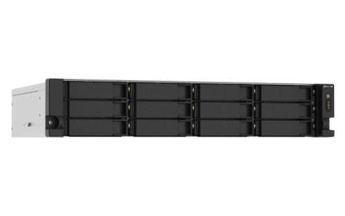 QNAP TS-1273AU-RP-8G NAS Rack (2U) Ryzen Embedded V1500B 8 GB DDR4 0 TB QNAP QTS Aluminum, Black