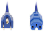 AddOn Networks ADD-N5152C15C14G6FBE power cable Blue 70.9" (1.8 m) NEMA 5-15P C15 coupler