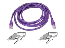 Belkin High Performance Cat6 Cable 25ft Purple networking cable 295.3" (7.5 m)
