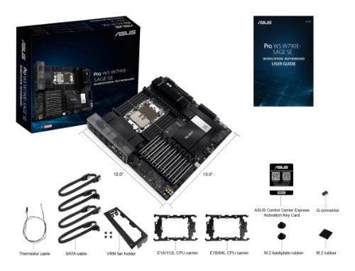 ASUS PRO WS W790E-SAGE SE Intel W790 LGA 4677 (Socket E) EEB