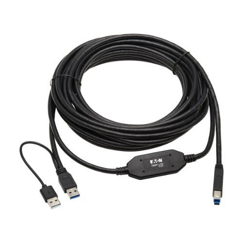 Tripp Lite U328-025-1 USB cable USB 3.2 Gen 1 (3.1 Gen 1) 300" (7.62 m) USB A USB B Black