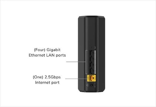 NETGEAR Nighthawk RS100 wireless router Gigabit Ethernet Dual-band (2.4 GHz / 5 GHz) Black