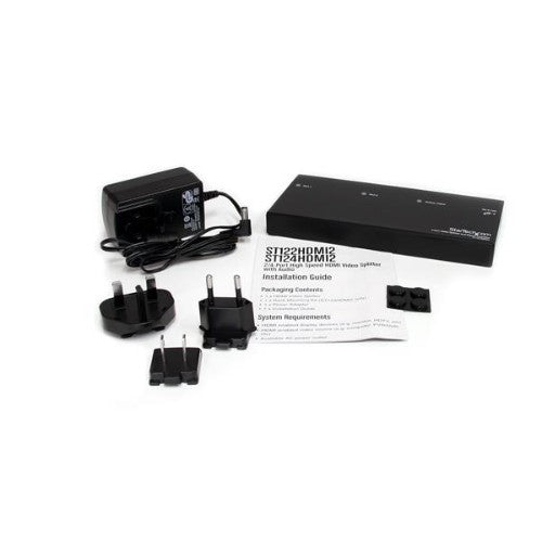 StarTech.com ST122HDMI2 video splitter HDMI 2x HDMI